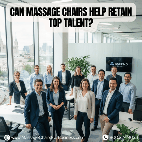 Can massage chairs help retain top talent?