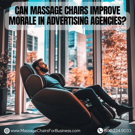 Can massage chairs improve morale in advertising agencies?