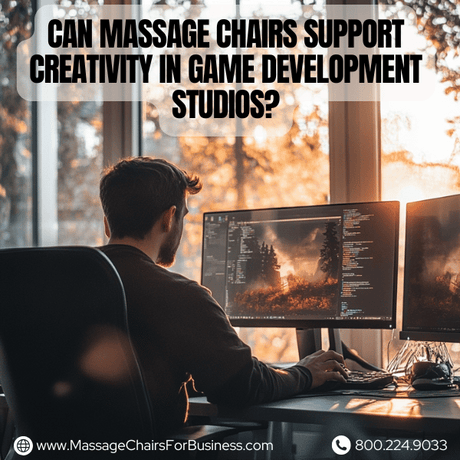 Can massage chairs support creativity in game development studios?