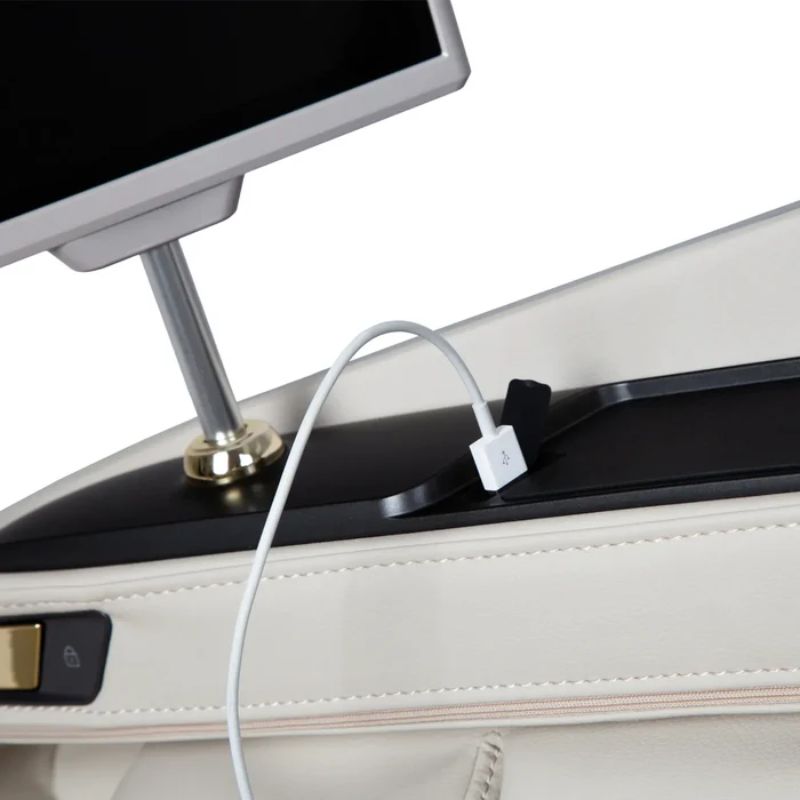 Osaki Grand Duo 4D+4D Massage Chair USB charging port.