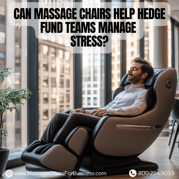 Can massage chairs help hedge fund teams manage stress?