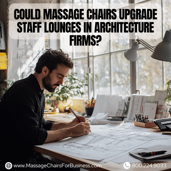 Could massage chairs upgrade staff lounges in architecture firms?