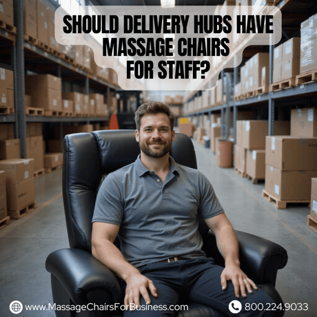 Should delivery hubs have massage chairs for staff?