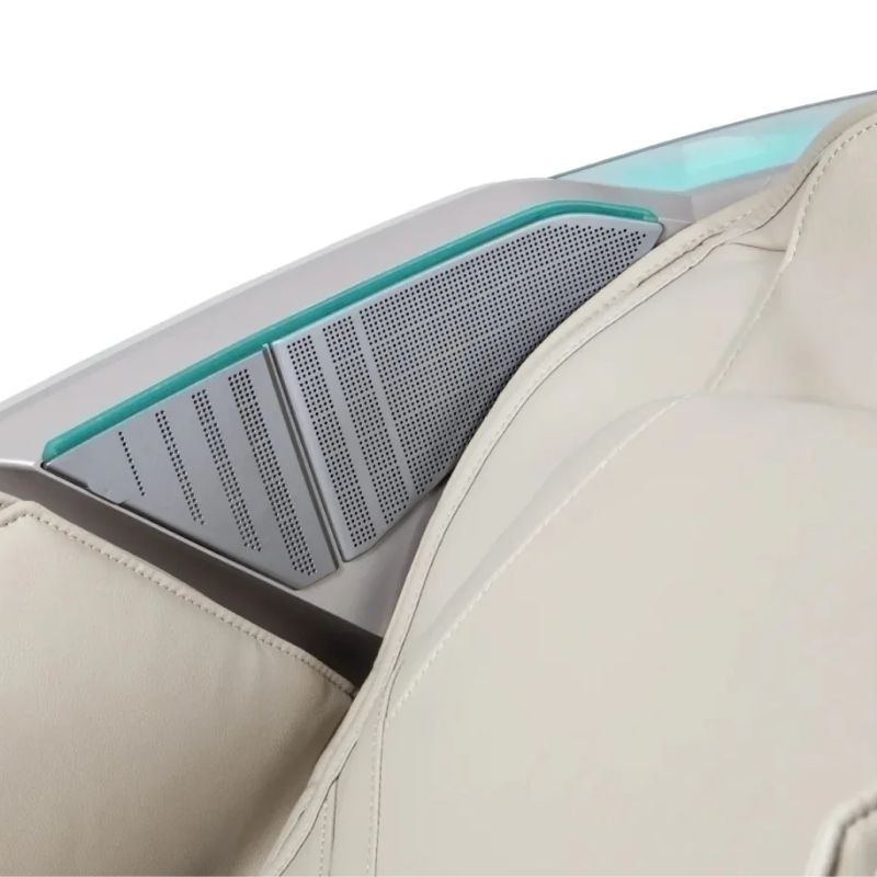 Osaki Apex Duo 5D + 4D Massage Chair In Taupe Bluetooth speaker