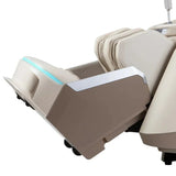 Osaki Apex Duo 5D + 4D Massage Chair In Taupe extendable footrest.