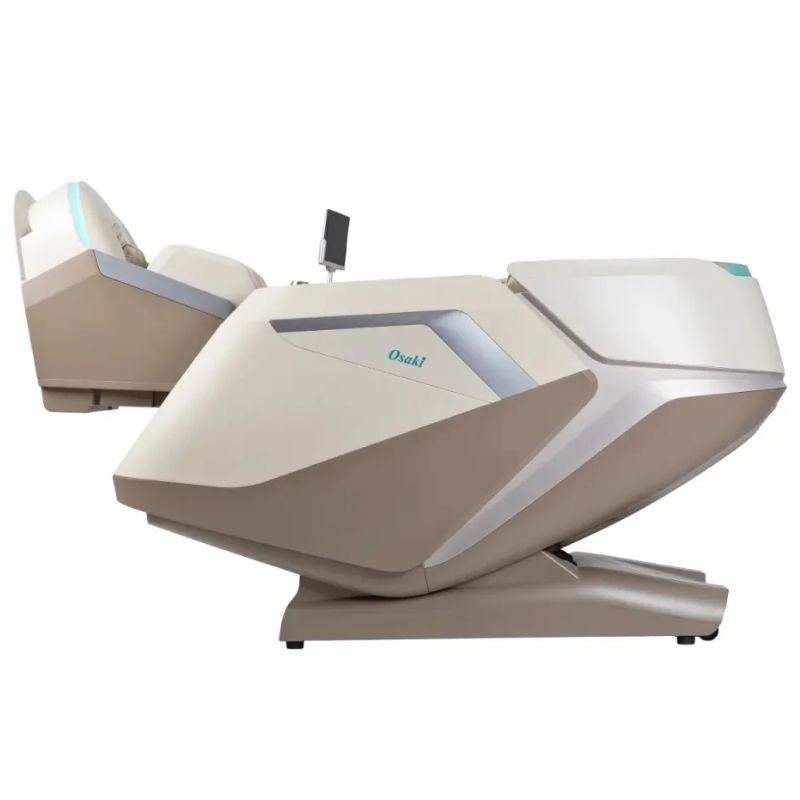 Osaki Apex Duo 5D + 4D Massage Chair In Taupe Zero Gravity Recline
