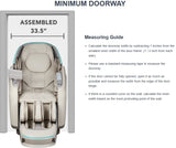 Osaki Apex Duo 5D + 4D Massage Chair Minimum Doorway