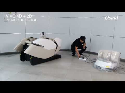 Osaki AI Vivo 4D Massage Chair assembly video tutorial.